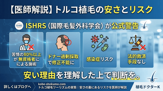 トルコ植毛ツーリズムの実態｜安さの裏にあるリスクを医師が解説